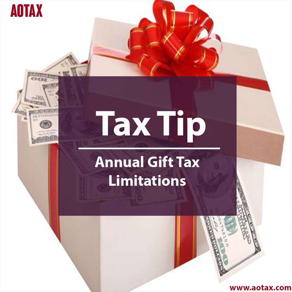 Annual Gift Tax Limitations Advantage One Tax Consulting