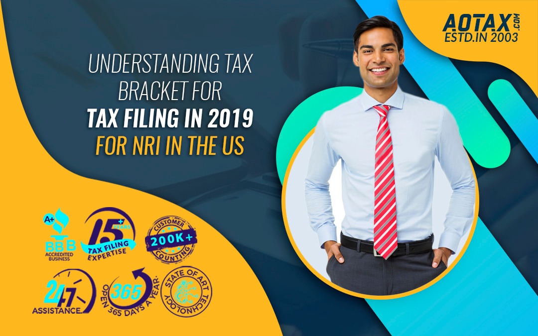 Understanding Tax Bracket for Tax Filing in 2019 for NR in the US