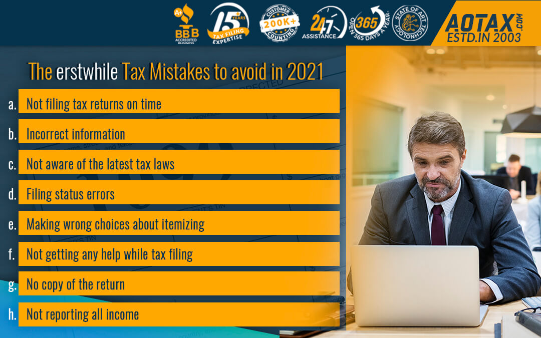 The erstwhile Tax Mistakes to avoid in 2021 (1)